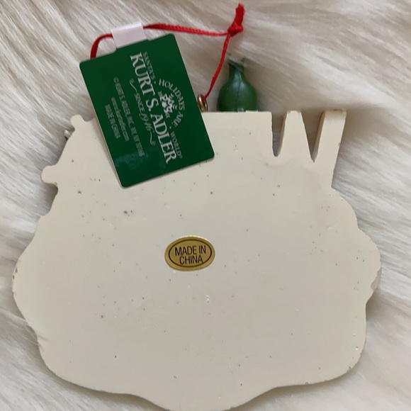 Kurt Adler ‘wine lover’ write-on ornament - Picture 2 of 2